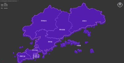 大连市地图模型-自然场景模型库-3ds Max(.max)模型下载-cg模型网