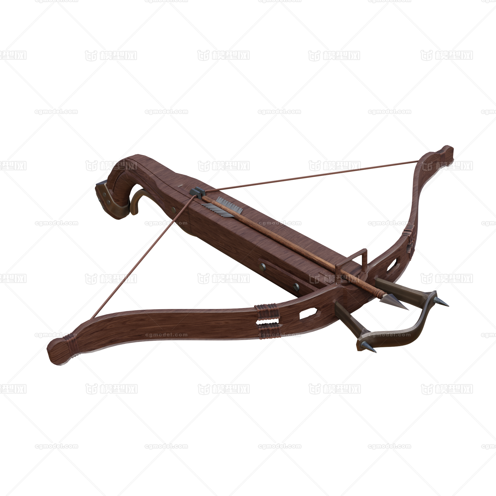 弓弩 弓箭模型-冷兵器模型库-Cinema 4D(.c4d)模型下载-cg模型网