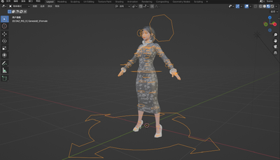 旗袍女人民国女人带骨骼绑定数字人PBR模型-女人模型库-3ds Max(.max)模型下载-cg模型网