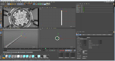 科技隧道穿梭 穿梭隧道模型-科幻场景模型库-Cinema 4D(.c4d)模型下载-cg模型网