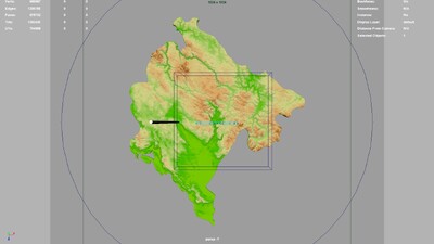 黑山卫星地图Montenegro map模型-地形模型库-Maya(.ma/.mb)模型下载-cg模型网
