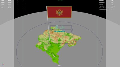 黑山卫星地图Montenegro map模型-地形模型库-Maya(.ma/.mb)模型下载-cg模型网