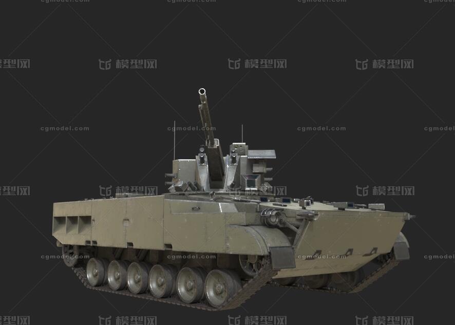 2S38 偏流-防空模型-火炮器械模型库-3ds Max(.max)模型下载-cg模型网