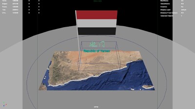 也门卫星地图Yemen map山脉地形地模型-地形模型库-Maya(.ma/.mb)模型下载-cg模型网