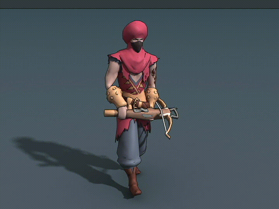 卡通 土匪模型-男人模型库-3ds Max(.max)模型下载-cg模型网