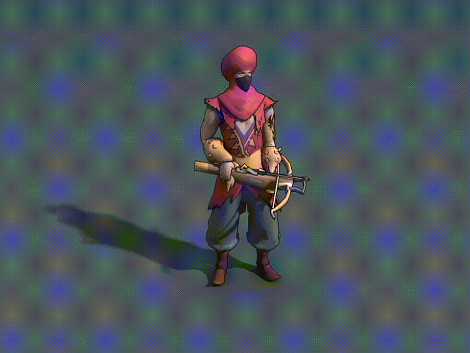 卡通 土匪模型-男人模型库-3ds Max(.max)模型下载-cg模型网