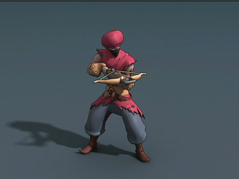 卡通 土匪模型-男人模型库-3ds Max(.max)模型下载-cg模型网