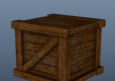 箱子【木箱】模型-道具模型库-Maya(.ma/.mb)模型下载-cg模型网