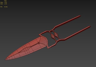 拳刃拳套 PBR次世代模型-冷兵器模型库-FBX(.fbx)模型下载-cg模型网