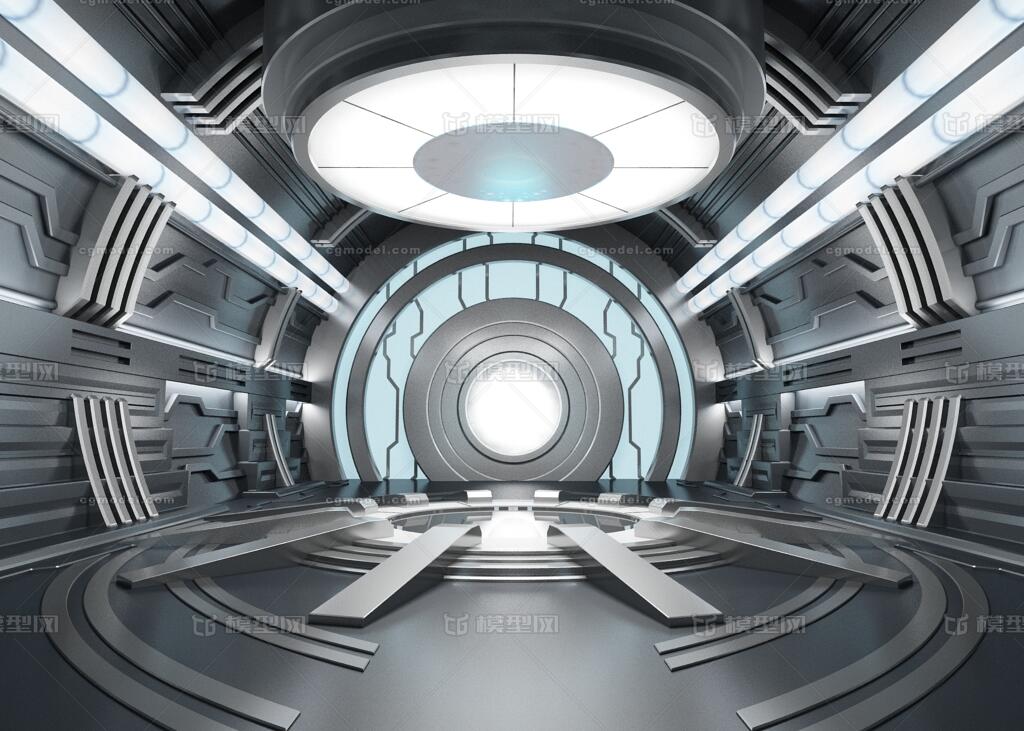 未来科幻空间 科技空间模型-科幻场景模型库-3ds Max(.max)模型下载-cg模型网