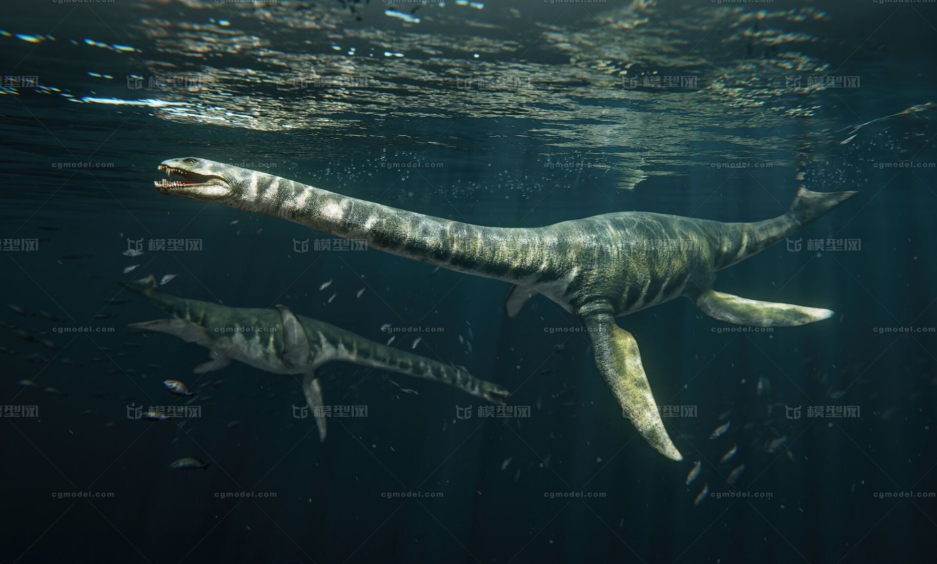 侏罗纪第一代海王竟然是短脖子的蛇颈龙 - 知乎