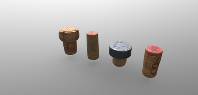 红酒塞子 瓶塞子模型-个人用品模型库-Blender(.blend)模型下载-cg模型网