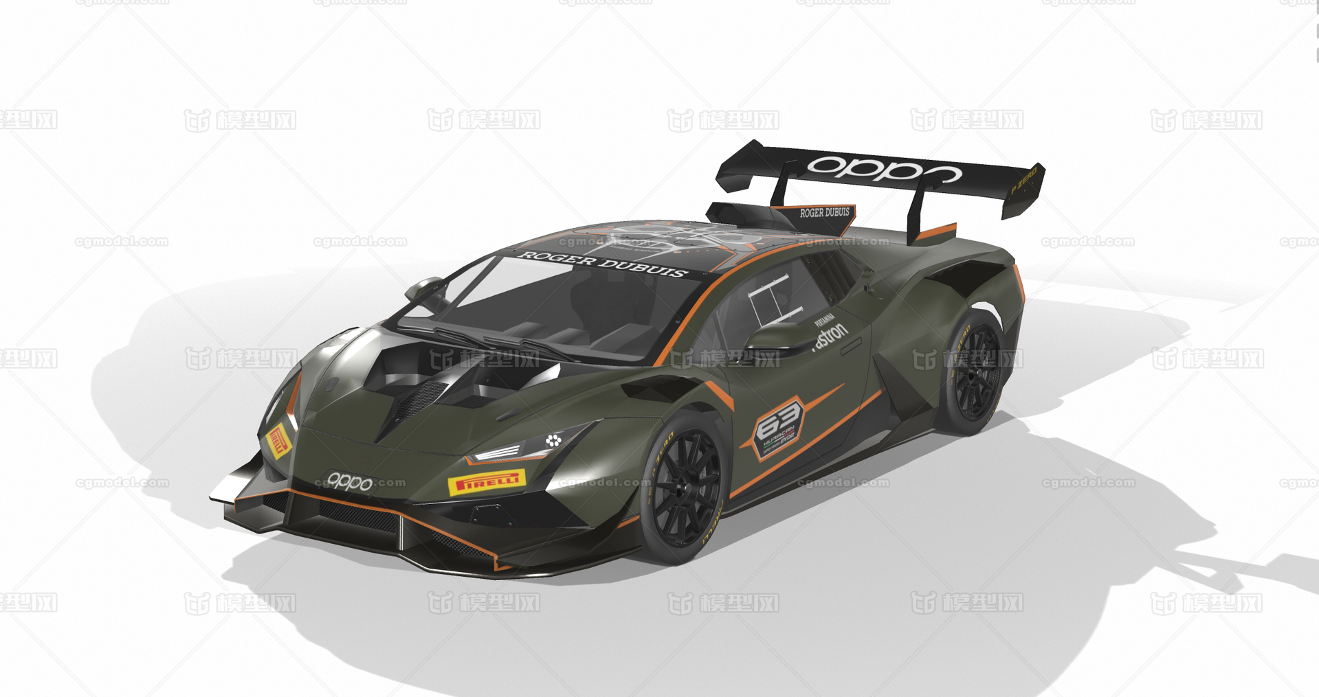 兰博基尼Huracan EVO2模型-赛车/跑车模型库-Blender(.blend)模型下载-cg模型网