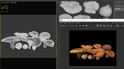蘑菇 香菇模型-场景部件模型库-3ds Max(.max)模型下载-cg模型网