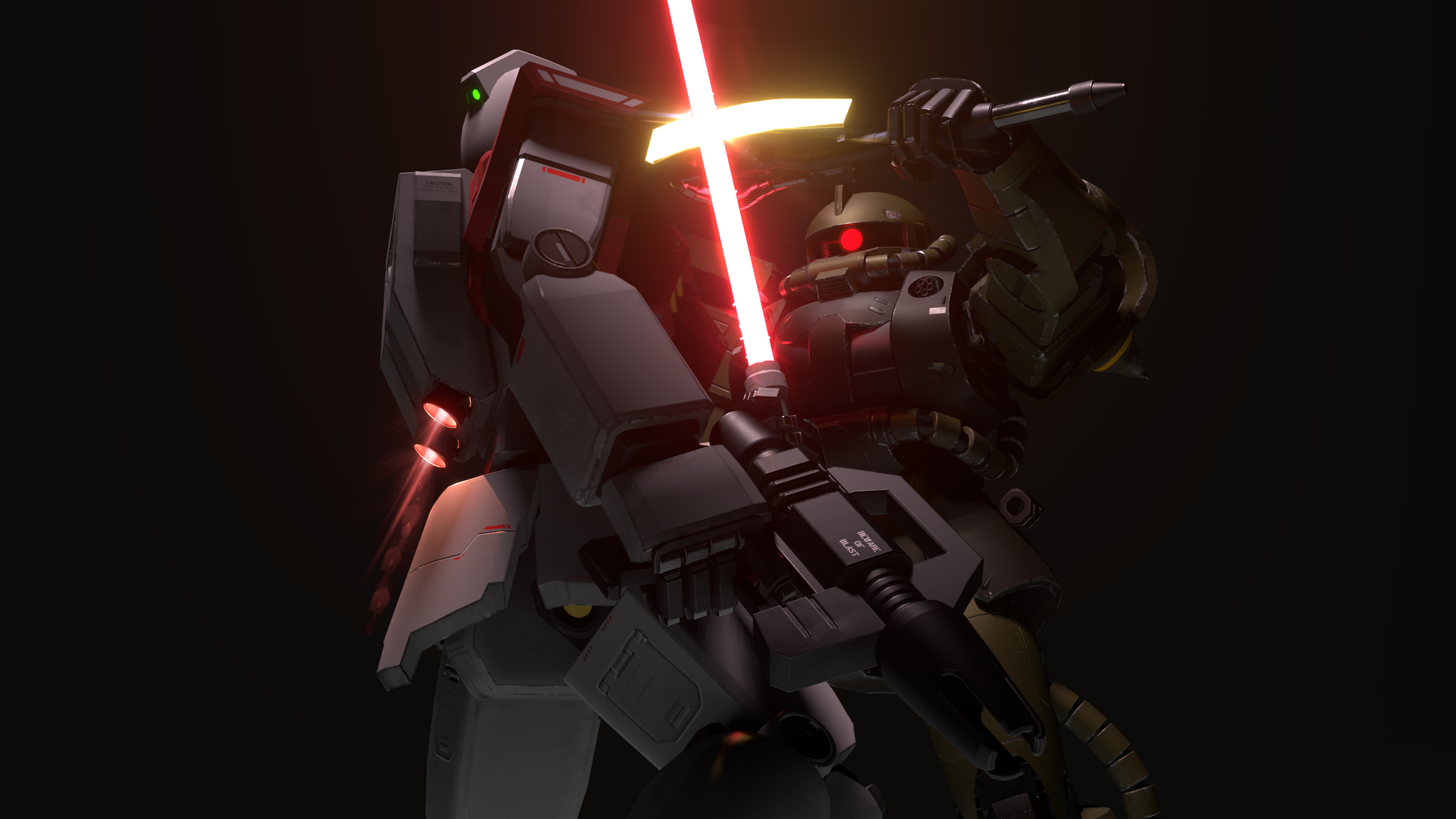 RGM-79 GM吉姆模型 - 游戏/影视/动画 - 作品模型 - CG模型网