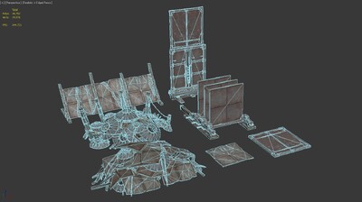 PBR 次世代模型-场景部件模型库-FBX(.fbx)模型下载-cg模型网