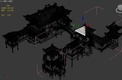 皇城城楼古建筑楼房古风古代建筑模型模型-历史建筑模型库-3ds Max(.max)模型下载-cg模型网
