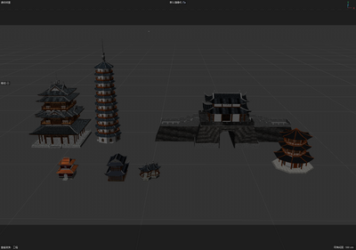 古代建筑模型模型-历史建筑模型库-3ds Max(.max)模型下载-cg模型网