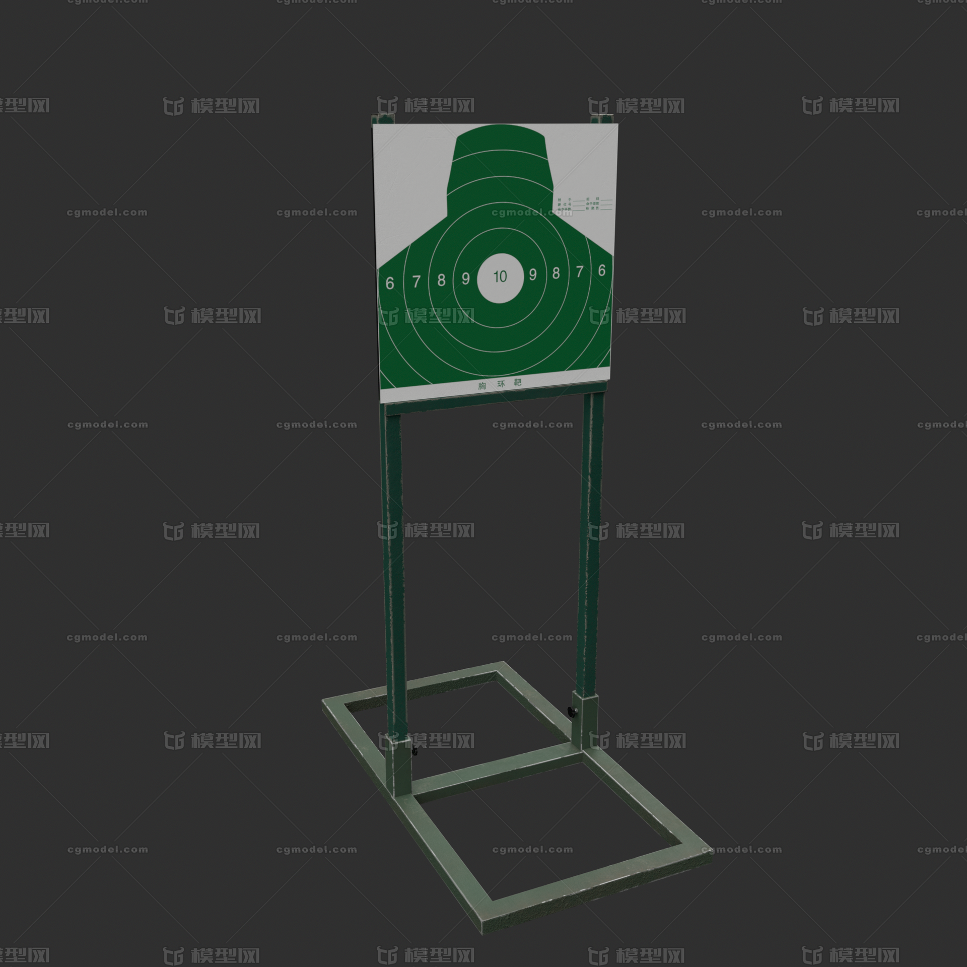 次世代枪标靶 靶子模型-场景部件模型库-Maya(.ma/.mb)模型下载-cg模型网