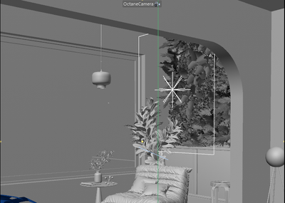 C4D/OC室内场景 客厅模型-现代场景模型库-Cinema 4D(.c4d)模型下载-cg模型网