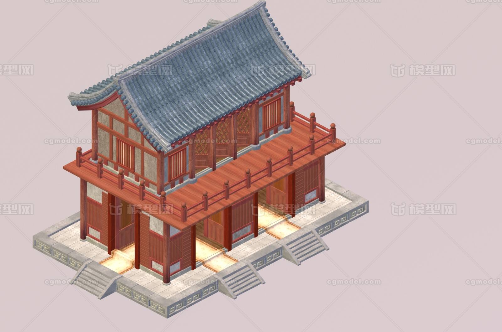 古建筑楼房灯塔古代建筑老建筑旧房子模型-历史建筑模型库-3ds Max(.max)模型下载-cg模型网