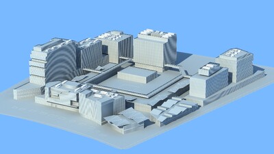 曲江创意谷 西安曲江创意谷模型-商业办公模型库-3ds Max(.max)模型下载-cg模型网