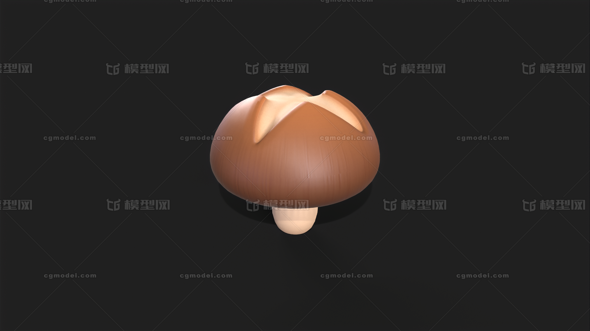 卡通香菇 卡通蘑菇模型-真菌模型库-3ds Max(.max)模型下载-cg模型网