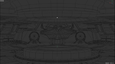 科幻通道机械通道太空基地宇宙飞船C4D场景动画未来科技穿越模型-科幻场景模型库-FBX(.fbx)模型下载-cg模型网