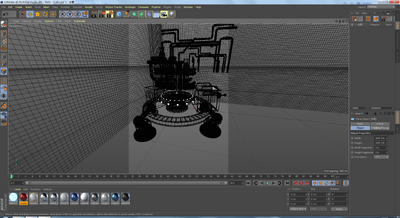 科技工厂 电商科技风格模型-白色模型库-Cinema 4D(.c4d)模型下载-cg模型网