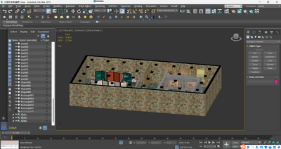 U3D小型历史展馆 小型历史收藏馆模型-文化教育模型库-3ds Max(.max)模型下载-cg模型网