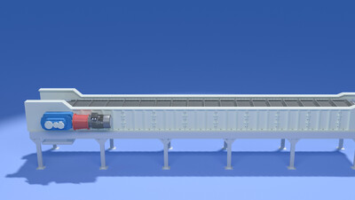 刮板机 刮板运输机模型-工业设备模型库-3ds Max(.max)模型下载-cg模型网