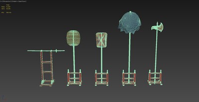 PBR 次世代模型-场景部件模型库-FBX(.fbx)模型下载-cg模型网