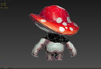 卡通 蘑菇人模型-异形怪物模型库-FBX(.fbx)模型下载-cg模型网