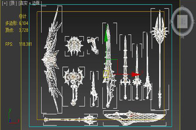 手绘神剑 剑模型-冷兵器模型库-3ds Max(.max)模型下载-cg模型网