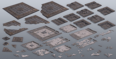 次世代场景 场景部件模型-古代场景模型库-3ds Max(.max)模型下载-cg模型网