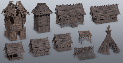次世代古建 古代场景模型-古代场景模型库-3ds Max(.max)模型下载-cg模型网