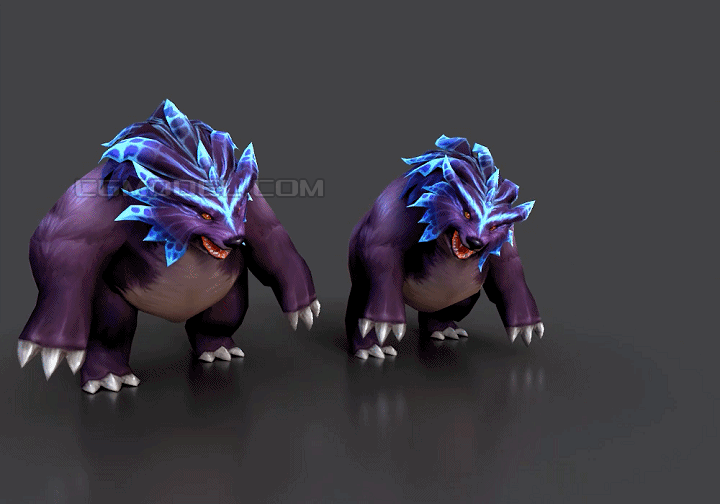 卡通 狂暴战熊 动画 精灵熊 bear  熊怪