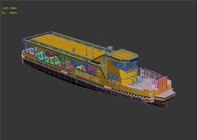 渡轮 渡船模型-游轮模型库-3ds Max(.max)模型下载-cg模型网