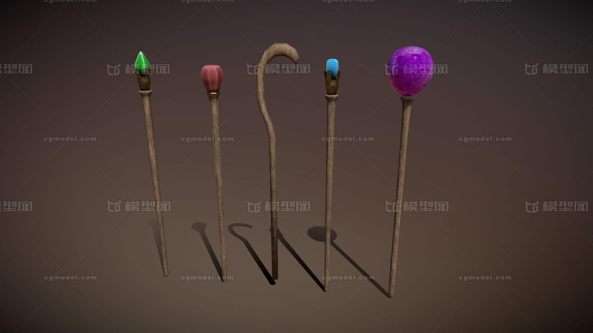 魔杖 法杖模型-其他器械模型库-3ds Max(.max)模型下载-cg模型网