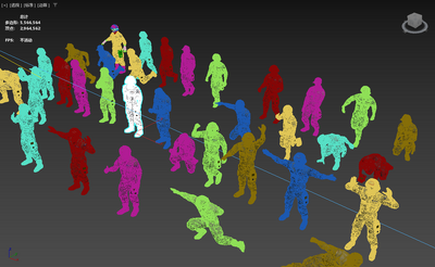 科幻人物动作姿势模型-男人模型库-3ds Max(.max)模型下载-cg模型网