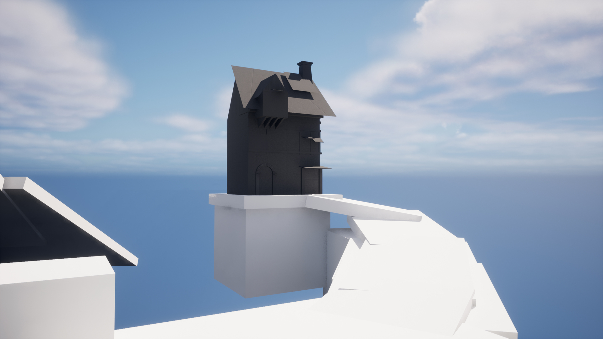 UE5场景 年底全流程小场景测试~模型 - 场景/空间/建筑 - 作品模型 - CG模型网