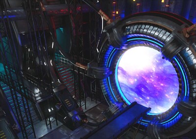 科幻未来多元宇宙超时空传送器3套场景 c689