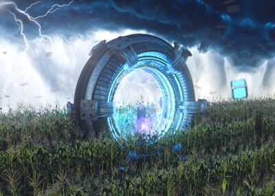 科幻未来多元宇宙超时空传送器3套场景 c689