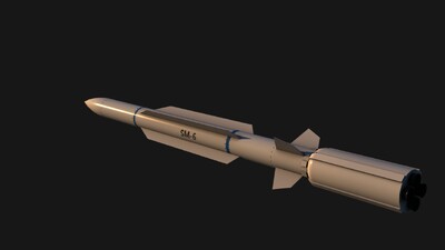 标准6防空导弹模型-火炮器械模型库-3ds Max(.max)模型下载-cg模型网