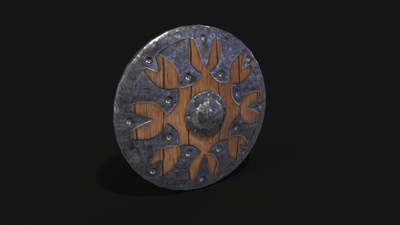 圆盾 古代盾牌模型-防具模型库-3ds Max(.max)模型下载-cg模型网