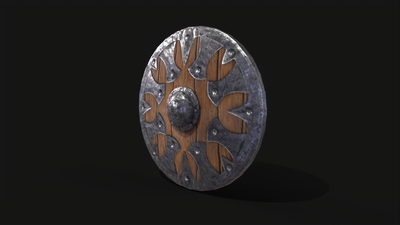 圆盾 古代盾牌模型-防具模型库-3ds Max(.max)模型下载-cg模型网