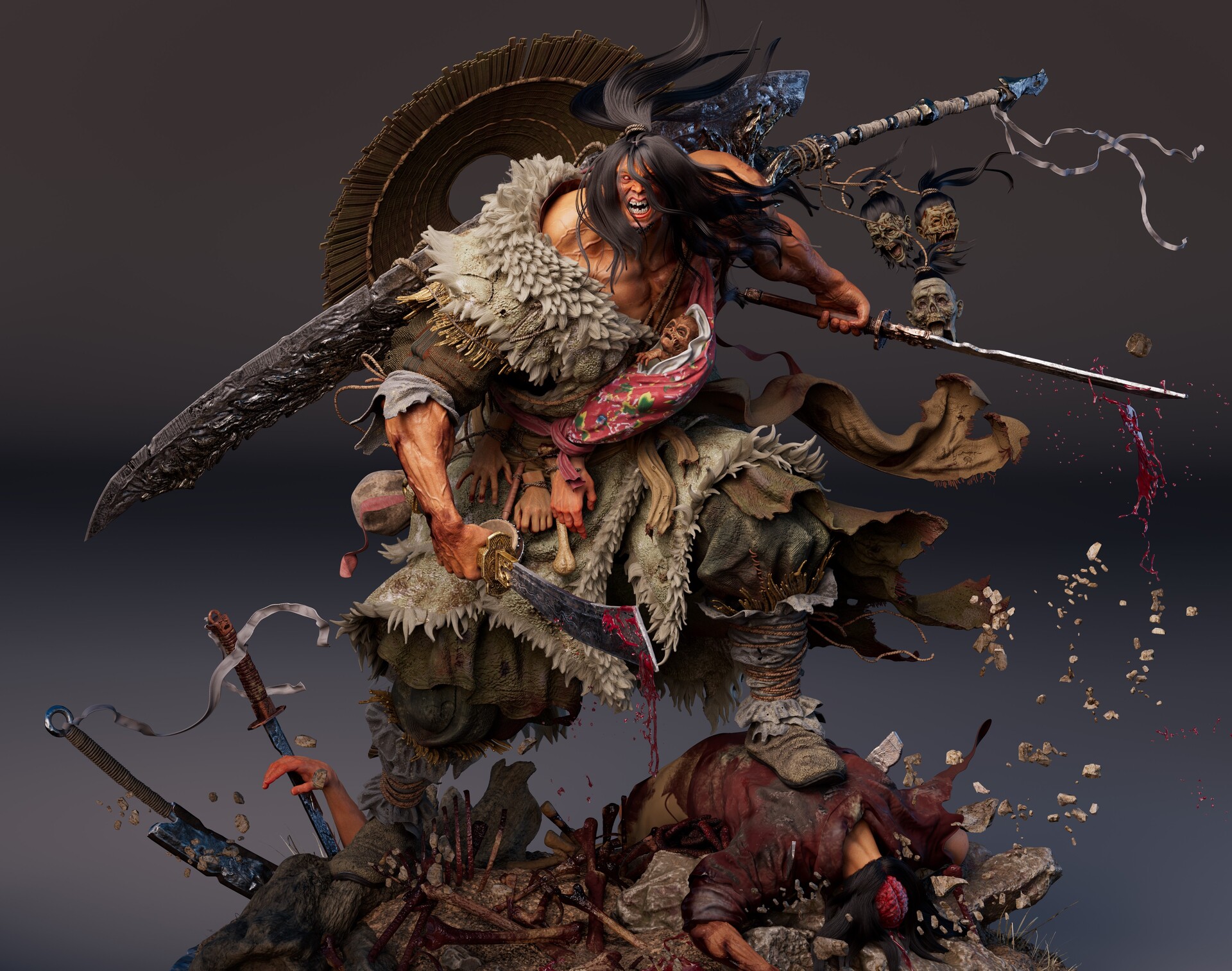 复仇的刀客模型 - 角色/人物/生物 - 作品模型 - CG模型网