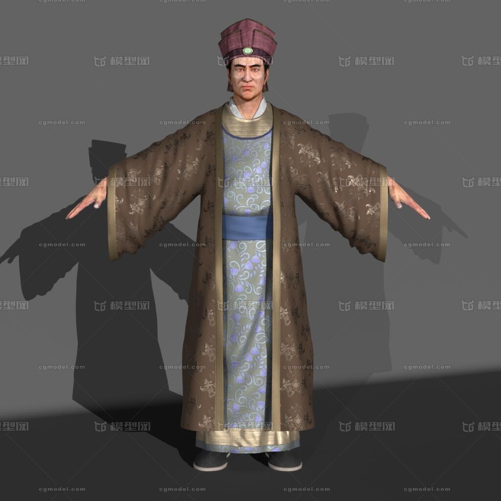 古代男人 古代人模型-男人模型库-Maya(.ma/.mb)模型下载-cg模型网