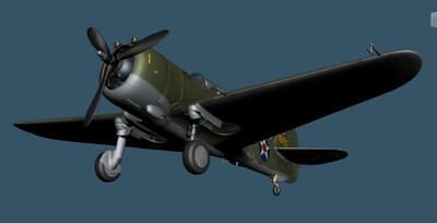 P36 Simulator P36 Hawk模型-军用飞机模型库-3ds Max(.max)模型下载-cg模型网