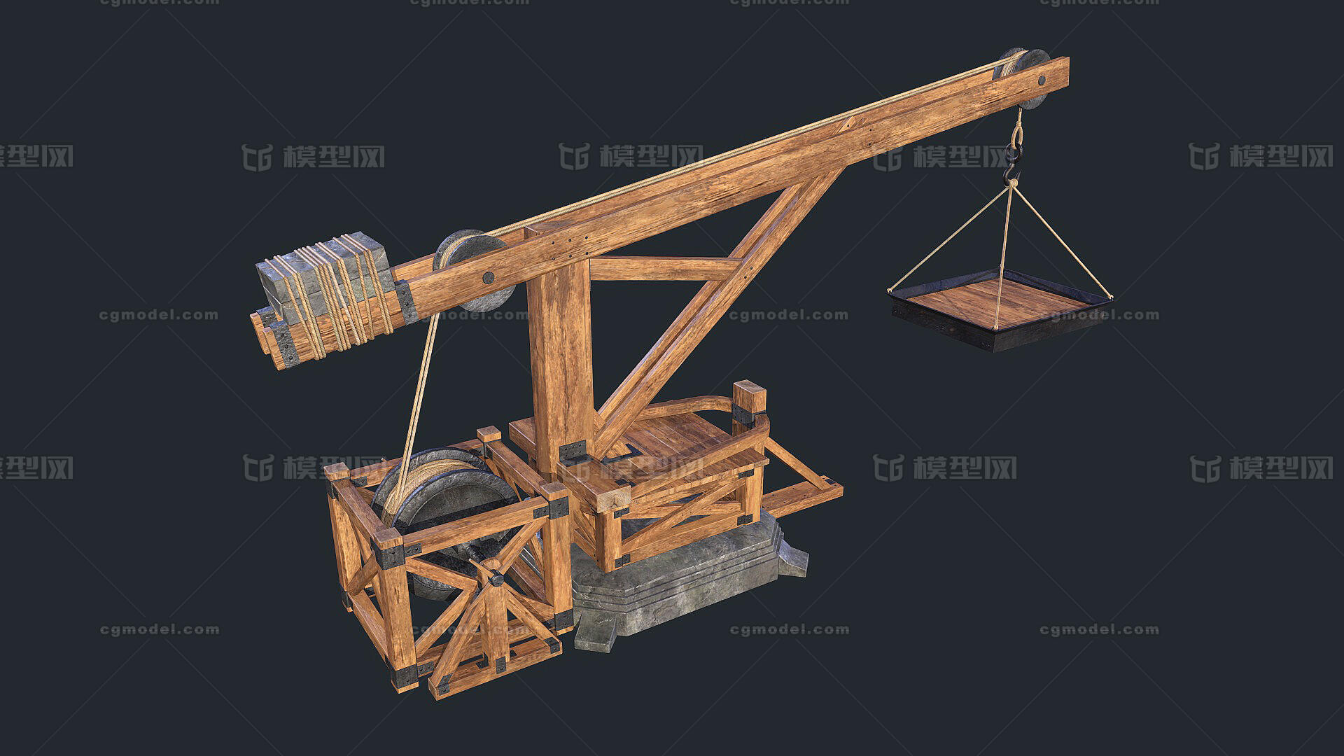 PBR 次世代模型-场景部件模型库-FBX(.fbx)模型下载-cg模型网